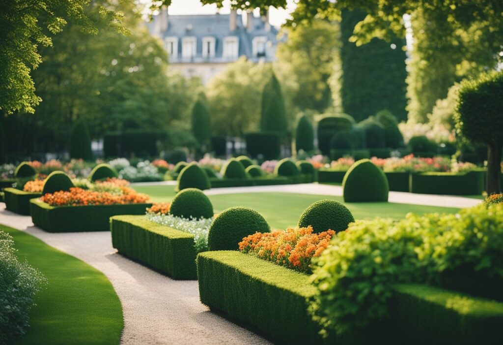Beaux jardins à Paris